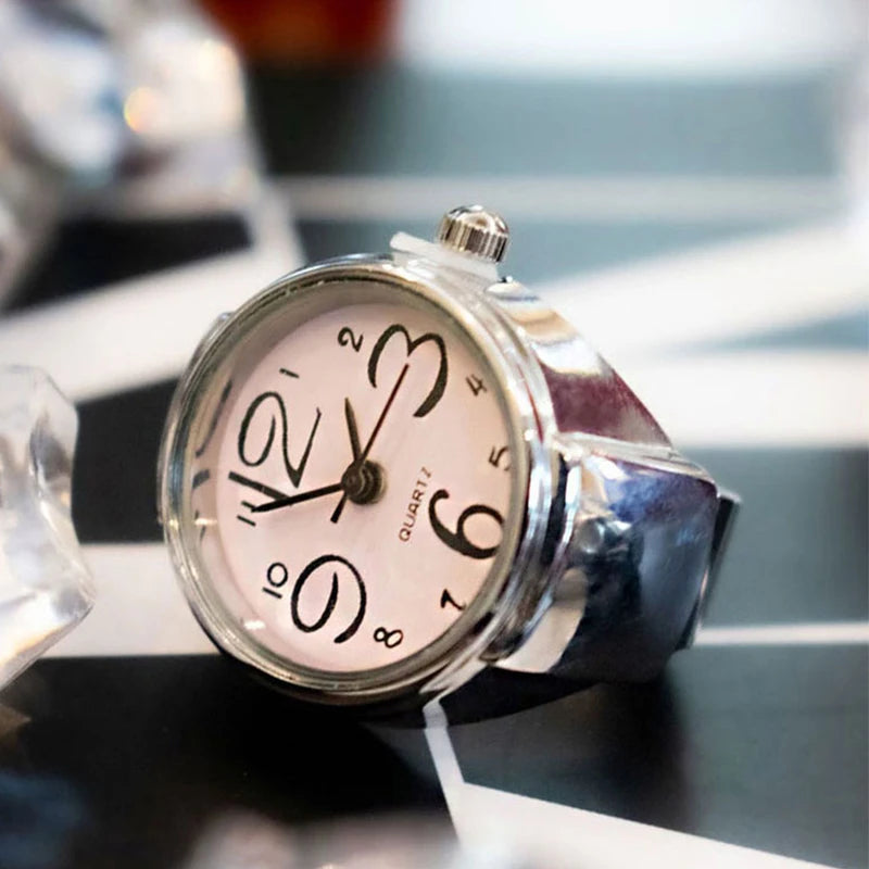 Roman Numeral Punk Gothic Finger Clock Jewelry