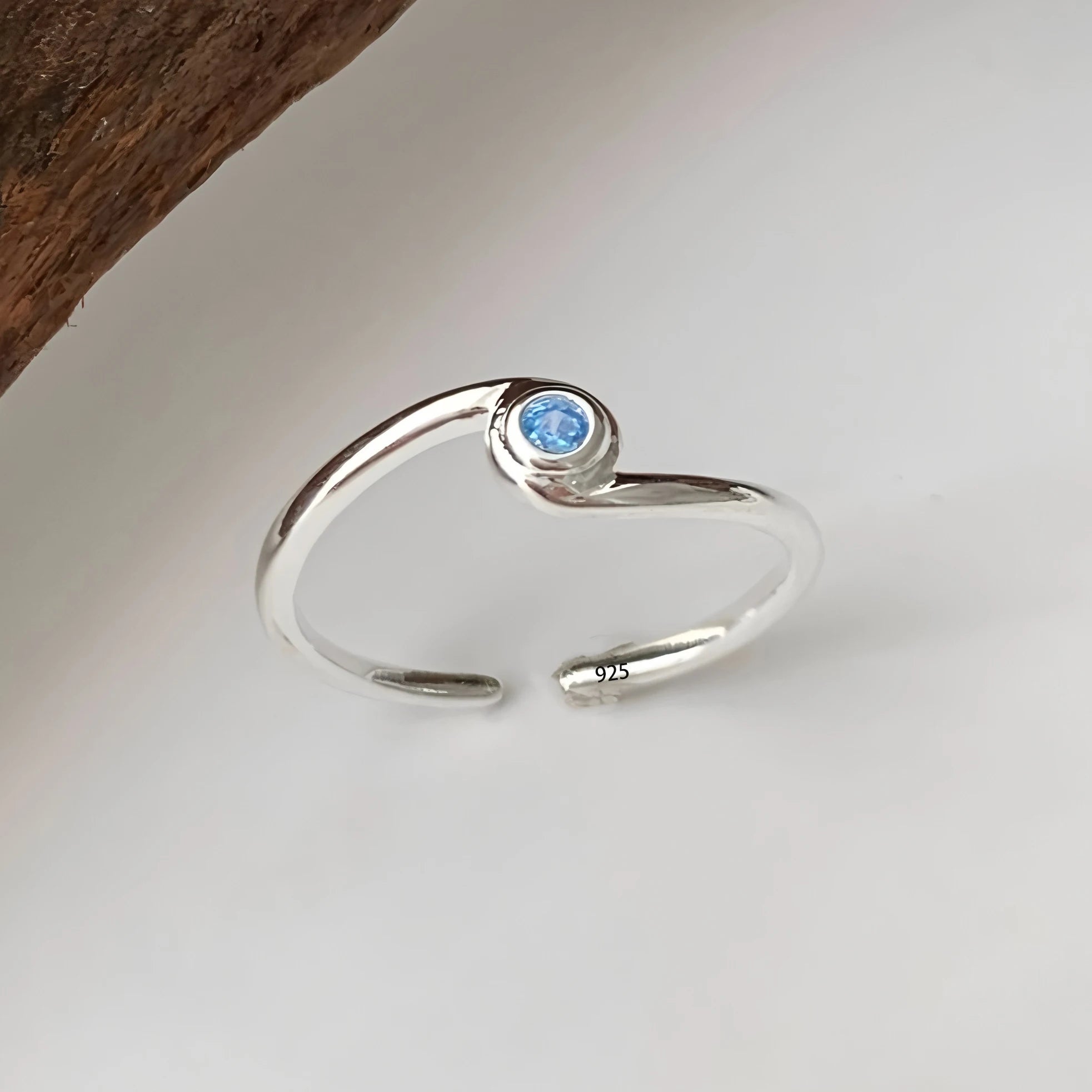 VENTFILLE 925er Sterlingsilber Blumen-Spitzenring | Koreanischer Mode-Ring mit verstellbaren Zirkonia