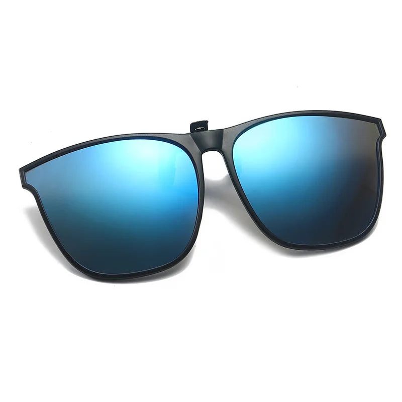Polarized Clip On Sunglasses Men Car Driver Goggles UV400 Sun Glasses Anti Glare Vint lifestyle view