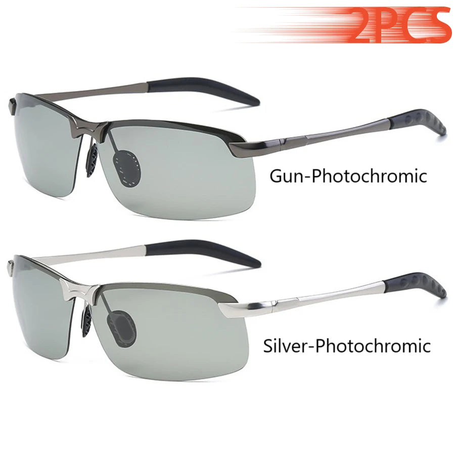 Sunglasses Driving Fishing Chameleon Glasses Change Color Sun Glasses Day Night Vis additional angle