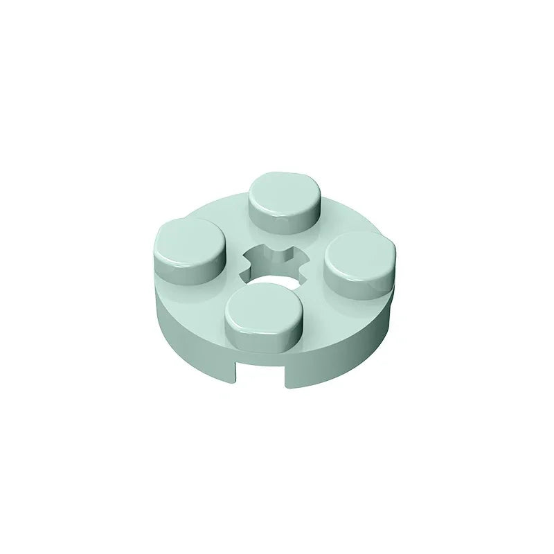 Gobricks GDS-609 PLATE 2X2 ROUND | Compatible Building Blocks for DIY Educational Mod lifestyle view