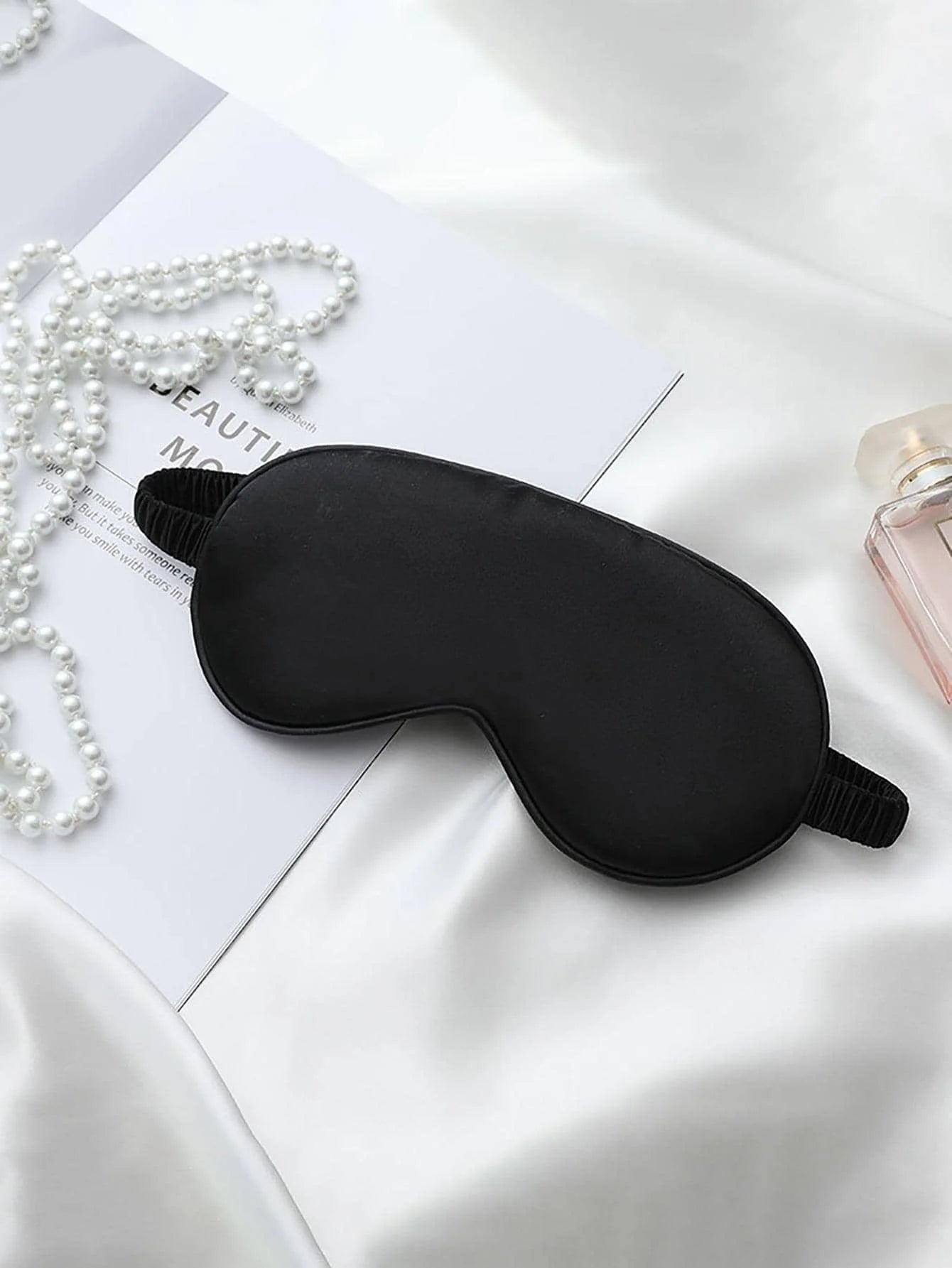 Double Sided Imitation Silk Sleep Mask | Light Blocking Travel Eye Mask detail view
