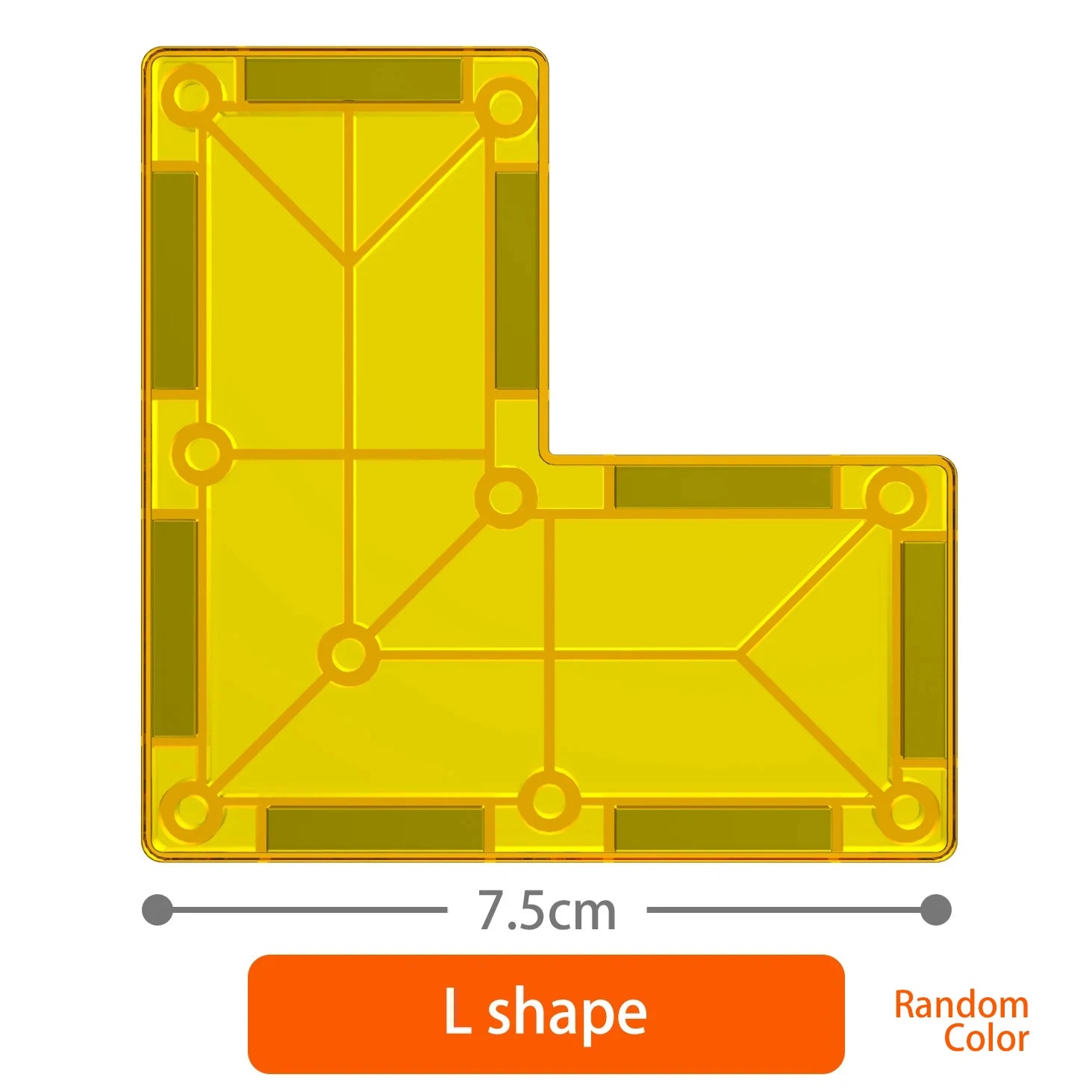 Magnetic Building Tiles Set | Educational Construction Toy for Kids additional angle