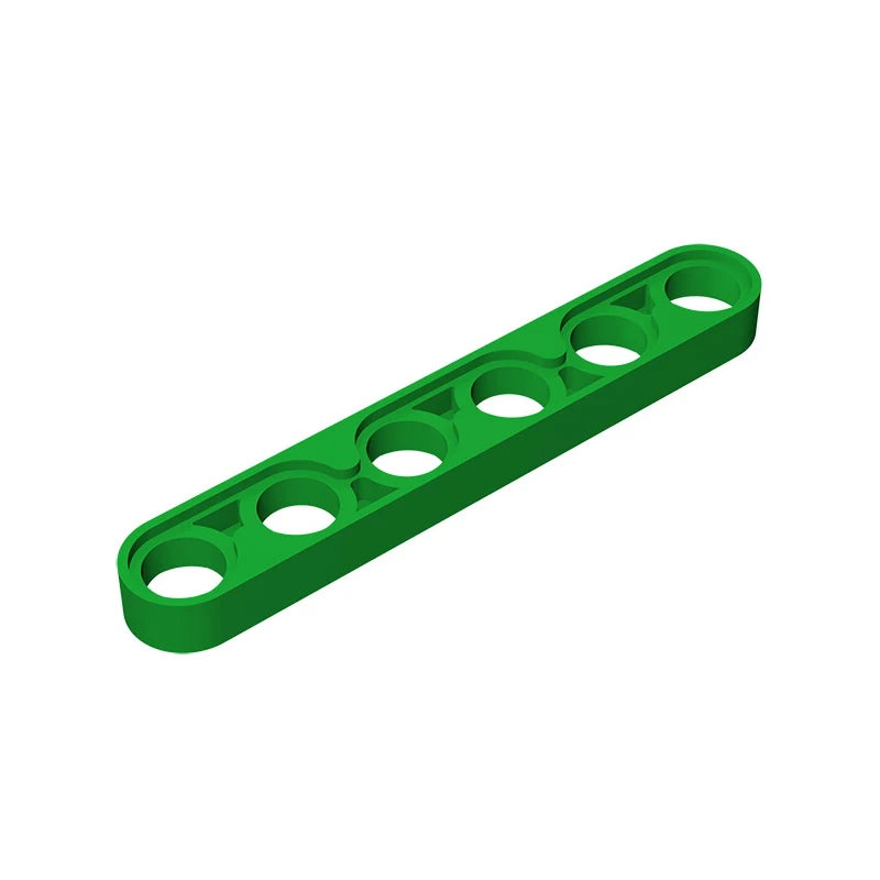 Gobricks GDS-694 Technical Liftarm Thin 1 x 6 | Compatible Building Block Piece additional angle