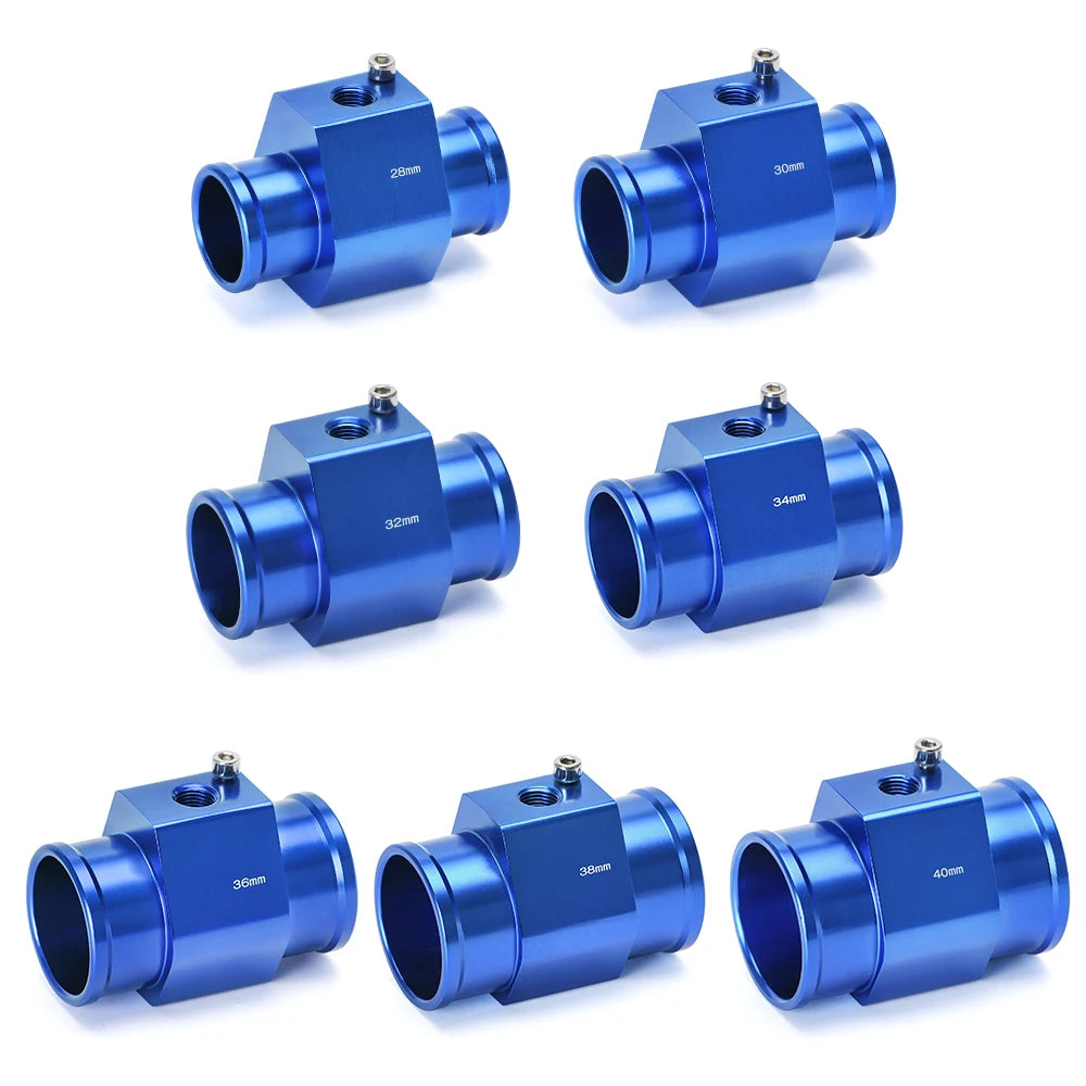Aluminum Water Temperature Sensor Adapter 28-40mm Hose