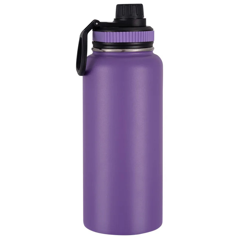 Large Sports Double Wall Stainless Steel Water Drinking Bottle Insulated Mugs Thermos alternate view