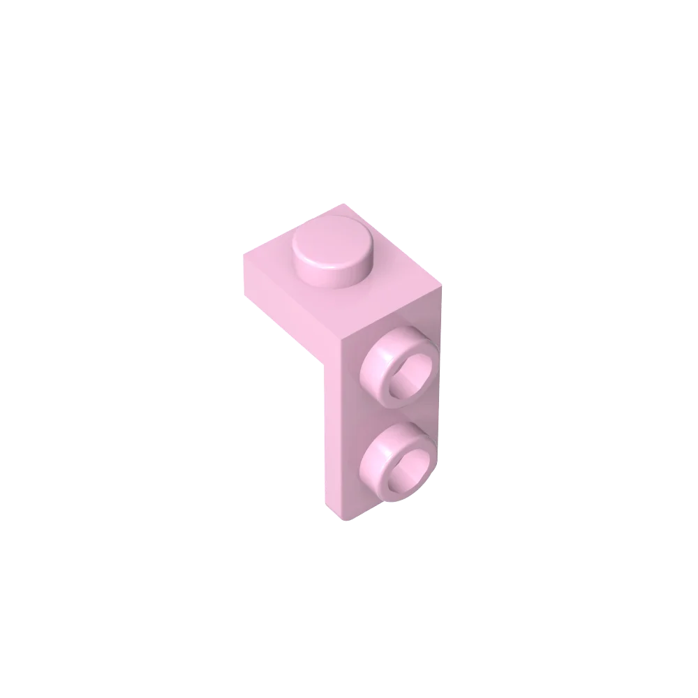 Gobricks Bracket 1 x 1 - 1 x 2 | Compatible Building Block alternate view