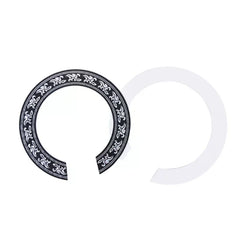 104mm 94mm inch Size Hard PVC Guitar Circle Sound Hole Rosette Inlay close-up view