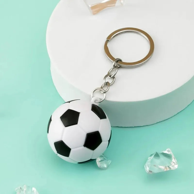 1Pcs Football keychain souvenir keychain backpack pendant mobile phone accessories detail view