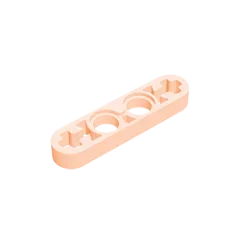 Gobricks GDS-690 Technical Liftarm Thin 1 x 4 with Axle Holes | Compatible Building additional angle