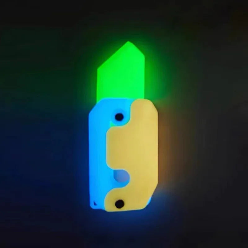 3D Printed Gravity Knife Fidget Toy | Stress Relief Sliding Toy for Kids and Adults close-up view