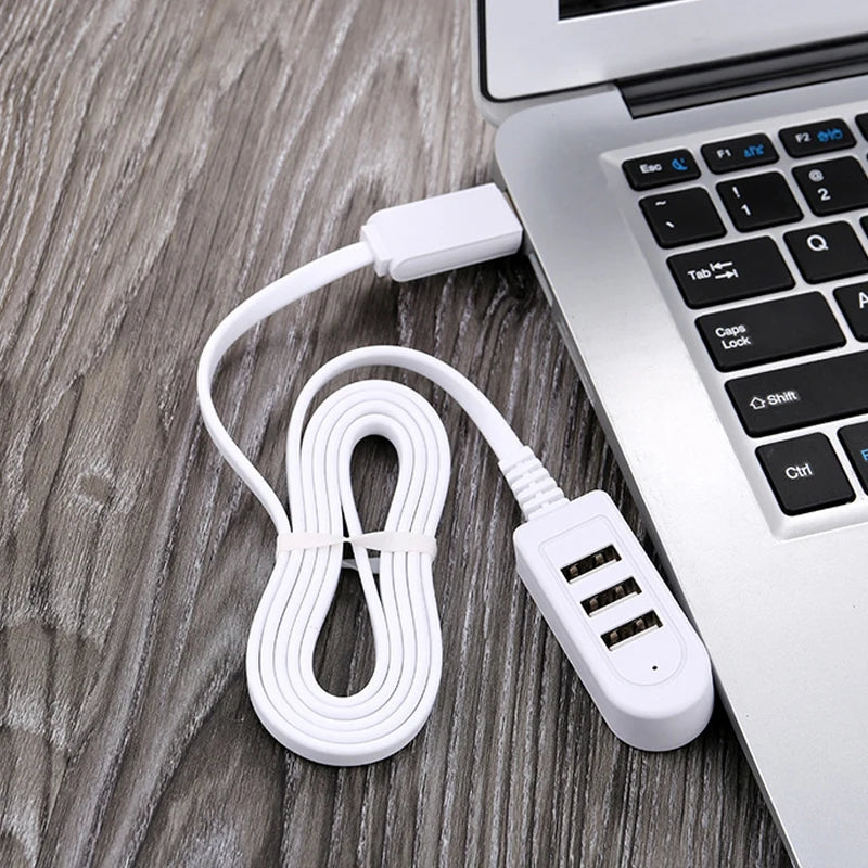 1.2M USB Cable Extension Charger Line Hub More Than Splitter New Style 3 USB HUB Ch additional angle