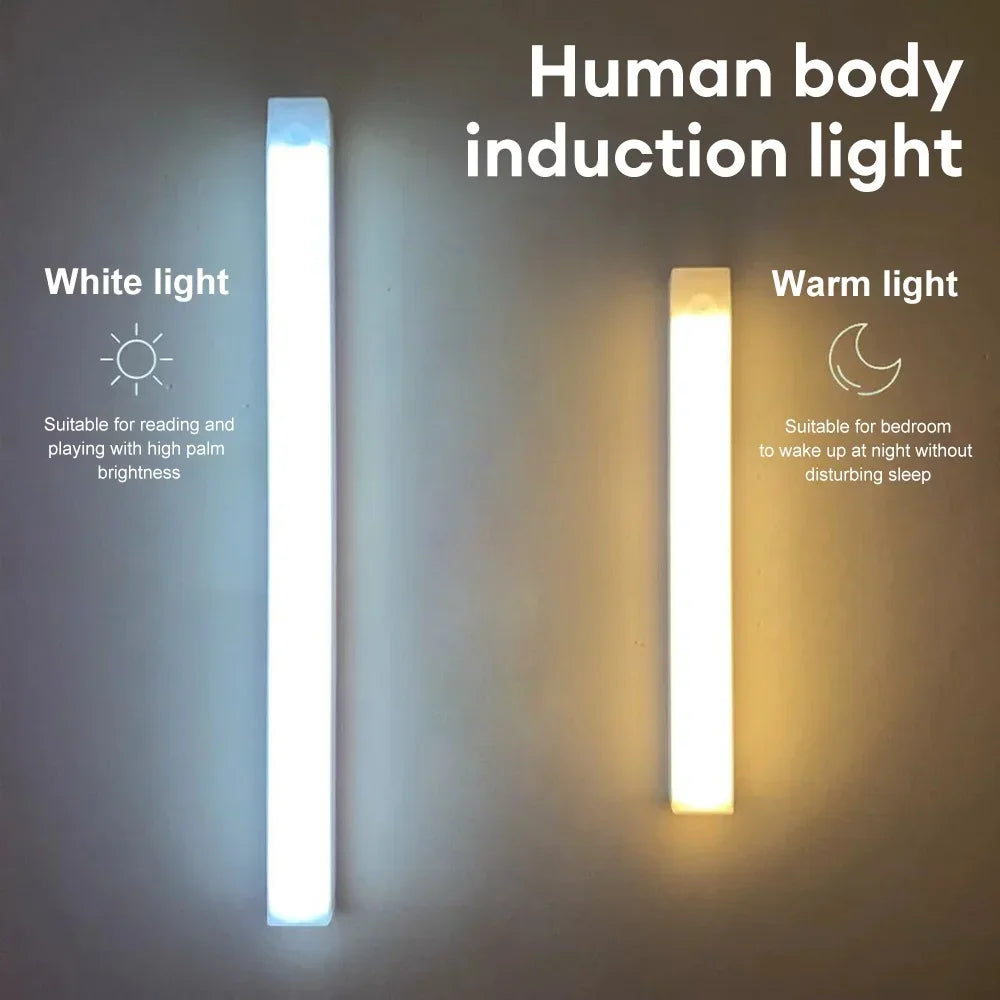 USB Rechargeable Motion Sensor LED Bar Light | 3-Mode Induction Night Light for Kitch alternate view