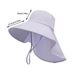 Wide Brim Sun Hat with Neck Flap | UV Protection Fisherman Hat for Outdoor Travel alternate view