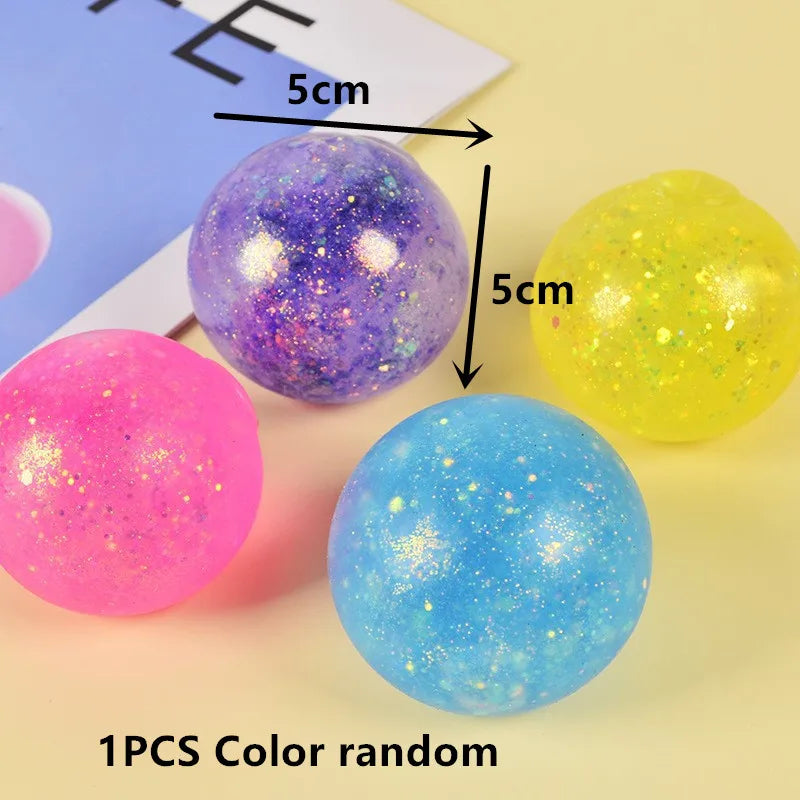 Maltose Colorful Aurora Stress Reliever Toy Cute Slow Rebound Squeezing Venting Toy for detail view