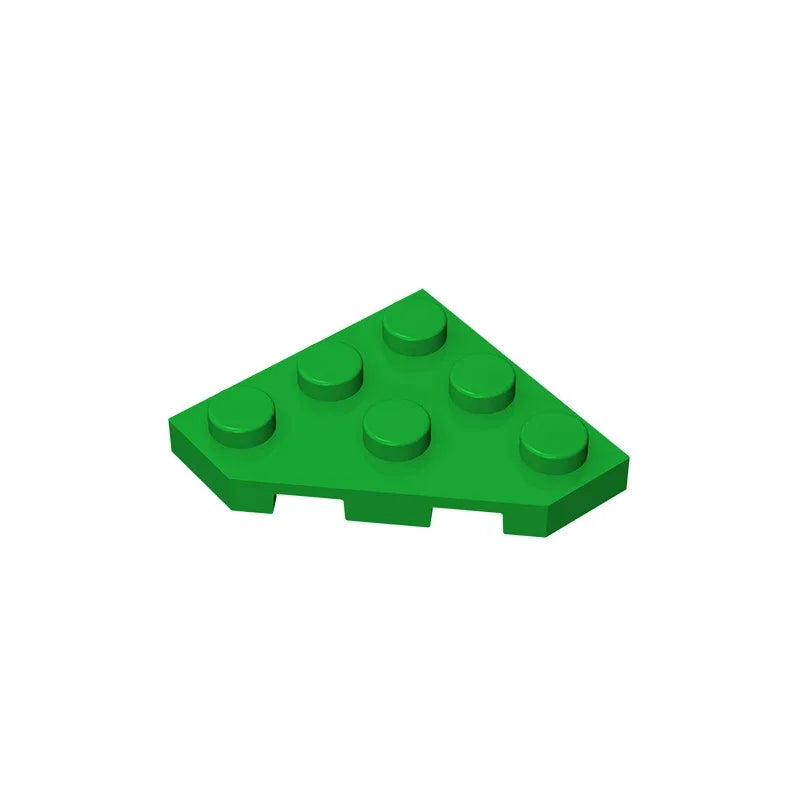 Gobricks GDS-556 Wedge Plate 3 x 3 Cut Corner | Compatible Building Block for DIY lifestyle view
