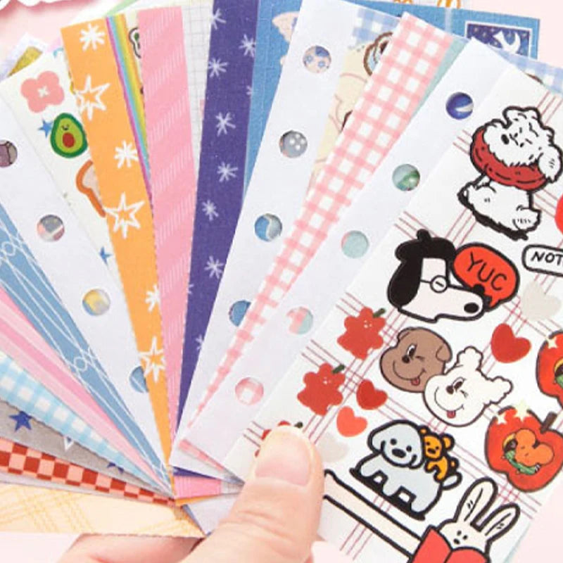 Mr. Paper Duplex Sticker Book 30 Sheets | Korean Cute Style Creative Handbook Material detail view