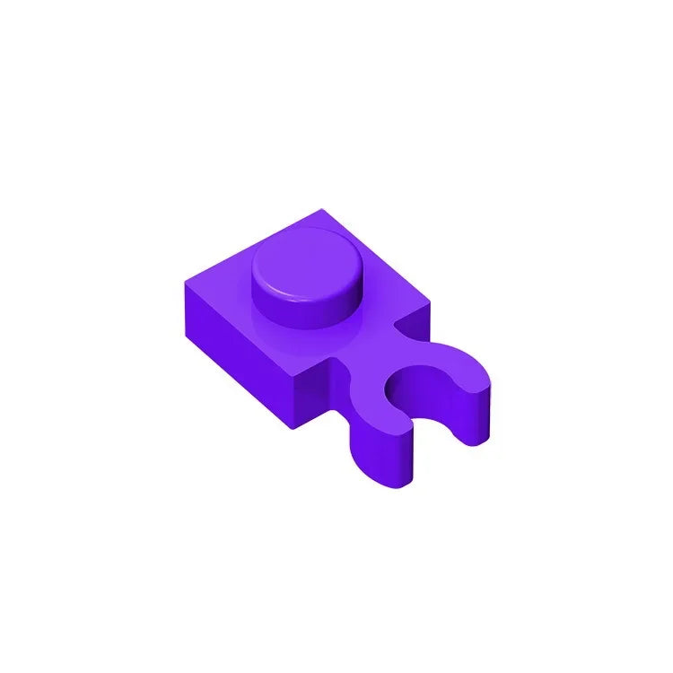 Gobrick GDS-814 PLATE 1X1 W. HOLDER | Building Block for DIY Creations detail view