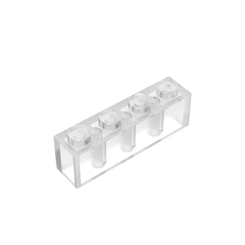 Gobricks GDS-534 Brick 1 x 4 without Bottom Tubes | Compatible Building Block Set detail view