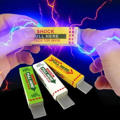 Electric Shock Chewing Gum and Magic Prank Toy for Street Jokes Easy Comedy Holiday Party Supplies S