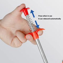 Spring Pipe Dredging Tools Drain Snake Drain Cleaner Sticks Clog Remover Cleaning Househ detail view