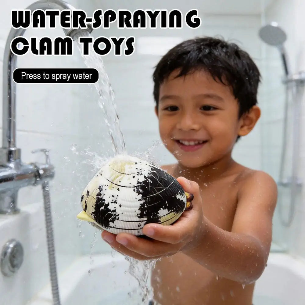 Baby Bath Toy Seashell Design Food Grade ABS Press Water Spray 30-50cm Height Refillable detail view