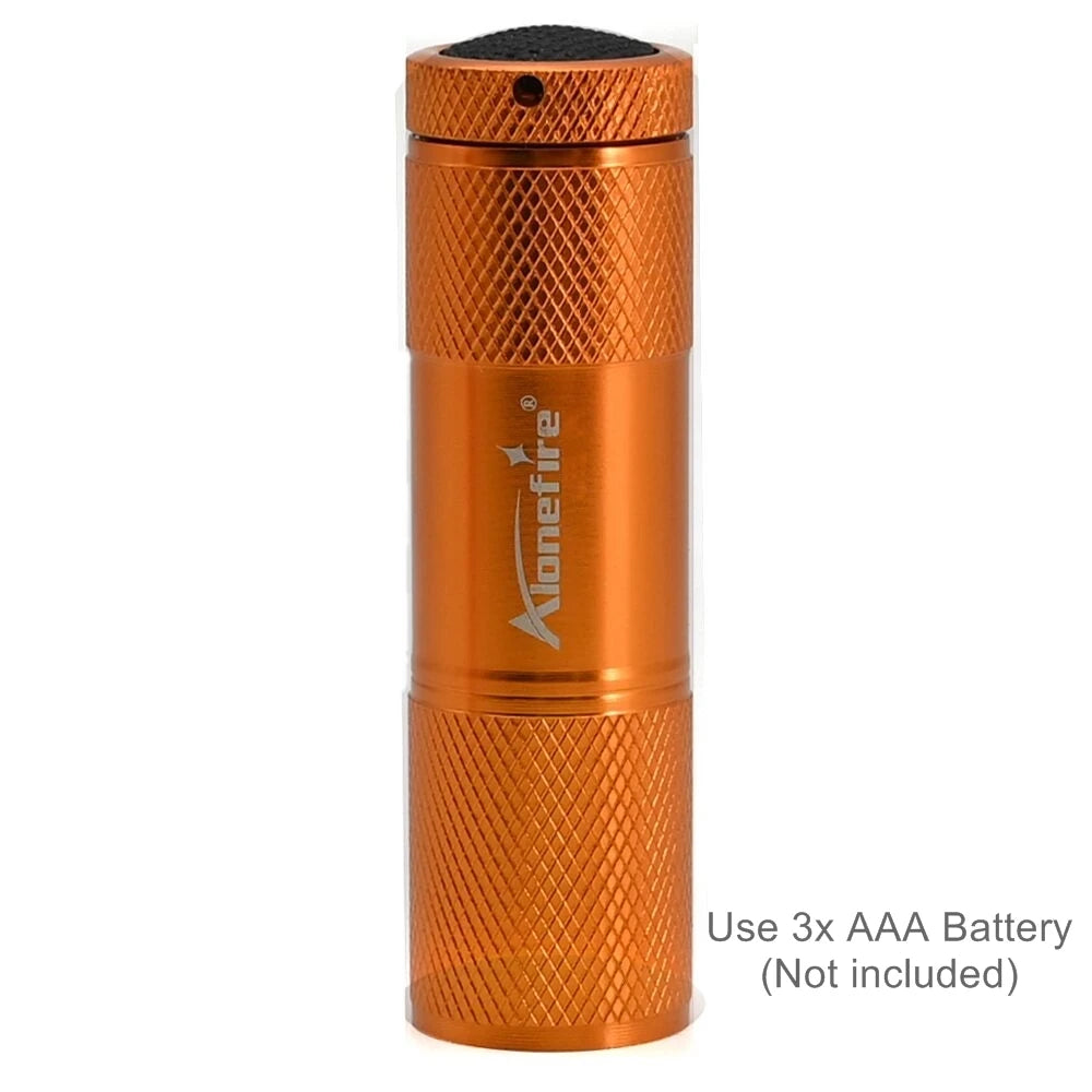 Alonefire 9 LED Mini Flashlight | Compact Portable Aluminum Torch alternate view