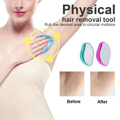 Hair Removal Physical Epilators Crystal Hair Eraser Safe Easy Cleaning Reusable Body alternate view