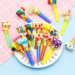 10-20PCS Colorful Whistles Funny Toy Blowing Dragon Whistle Blow Roll Toys Party Game alternate view