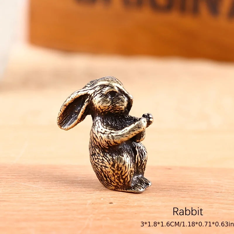 Mini Metal Incense Stick Holder | Chinese Zodiac Animal Incense Burner detail view