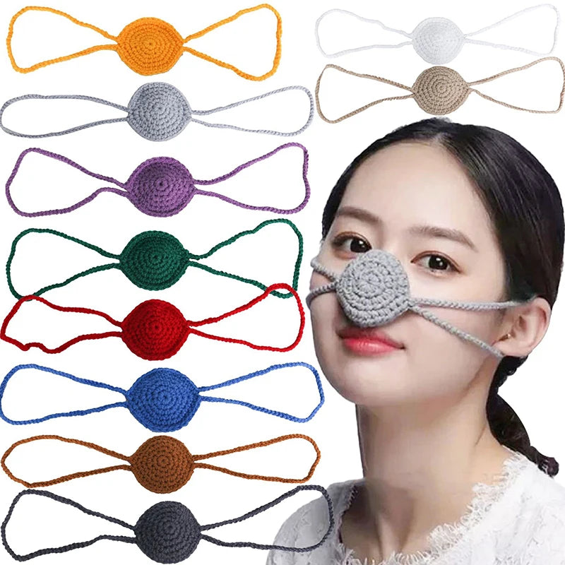 Nose Warmer Cover | Cold Weather Nasal Protector for Skiing and Outdoor Fun lifestyle view