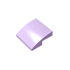 Gobricks GDS-1270 Slope, Curved 2 x 2 Inverted | Compatible with Lego 32803 Building alternate view