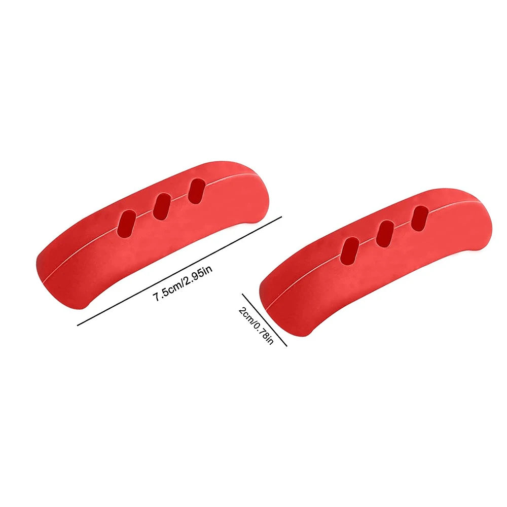 2Pcs Silicone Pan Handle Cover Heat Insulation Assist Handle Holder Grip Sleeve Kitchen detail view
