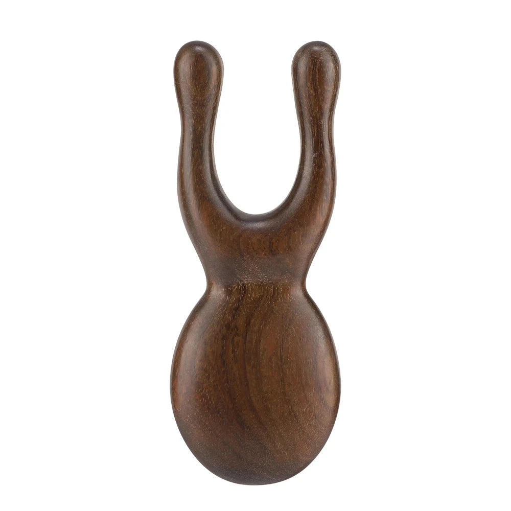 Wooden Gua Sha Facial Tool Head Massager for Face Nose Eye Acupressure Massage