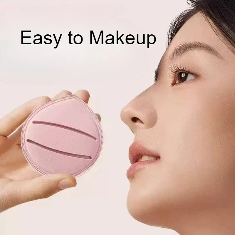 Super Thick Makeup Puff | Soft Waterdrop Cosmetic Sponge for Foundation and Concealer close-up view