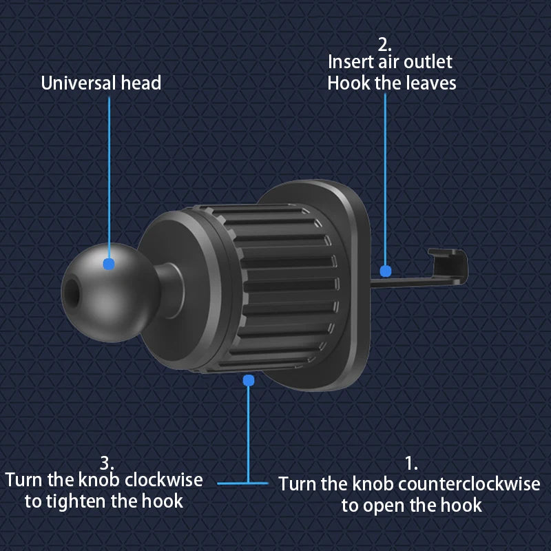 Car Phone Holder Air Outlet Phone Stand Bracket Clip