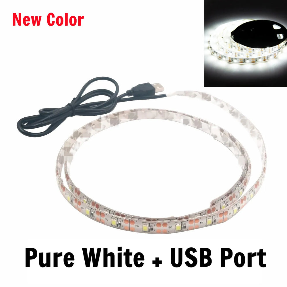 5V USB LED Strip Lights | Flexible Home TV Background Lighting alternate view