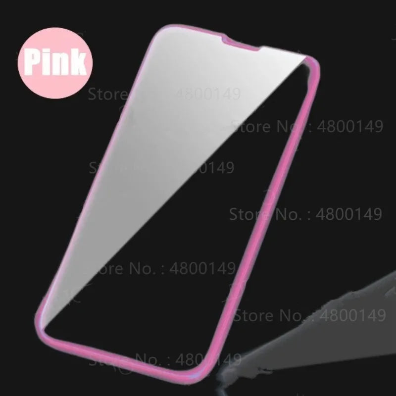 3PCS Night Light Luminous Screen Protector Used Phone for IPhone 12 11 13 14 15 16 17 Pro Max Plus Mini Case Tempered Glass Film