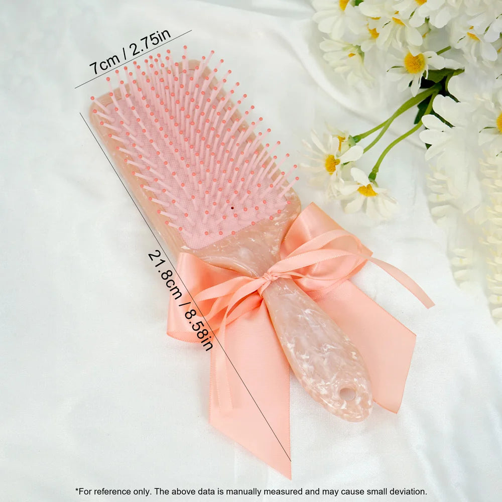 1pc Customized Personalized Hair Brush Engraved Name Scalp Massage Airbag Hairbrush Hair detail view