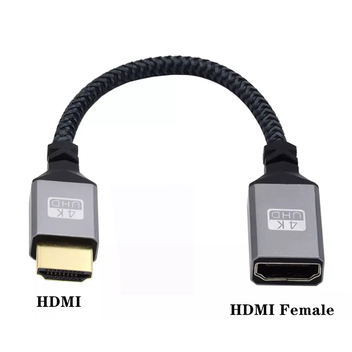 4K 60Hz HDMI-Compatible Extension Cable | Male to Female Adapter for Micro/Mini HDM additional angle