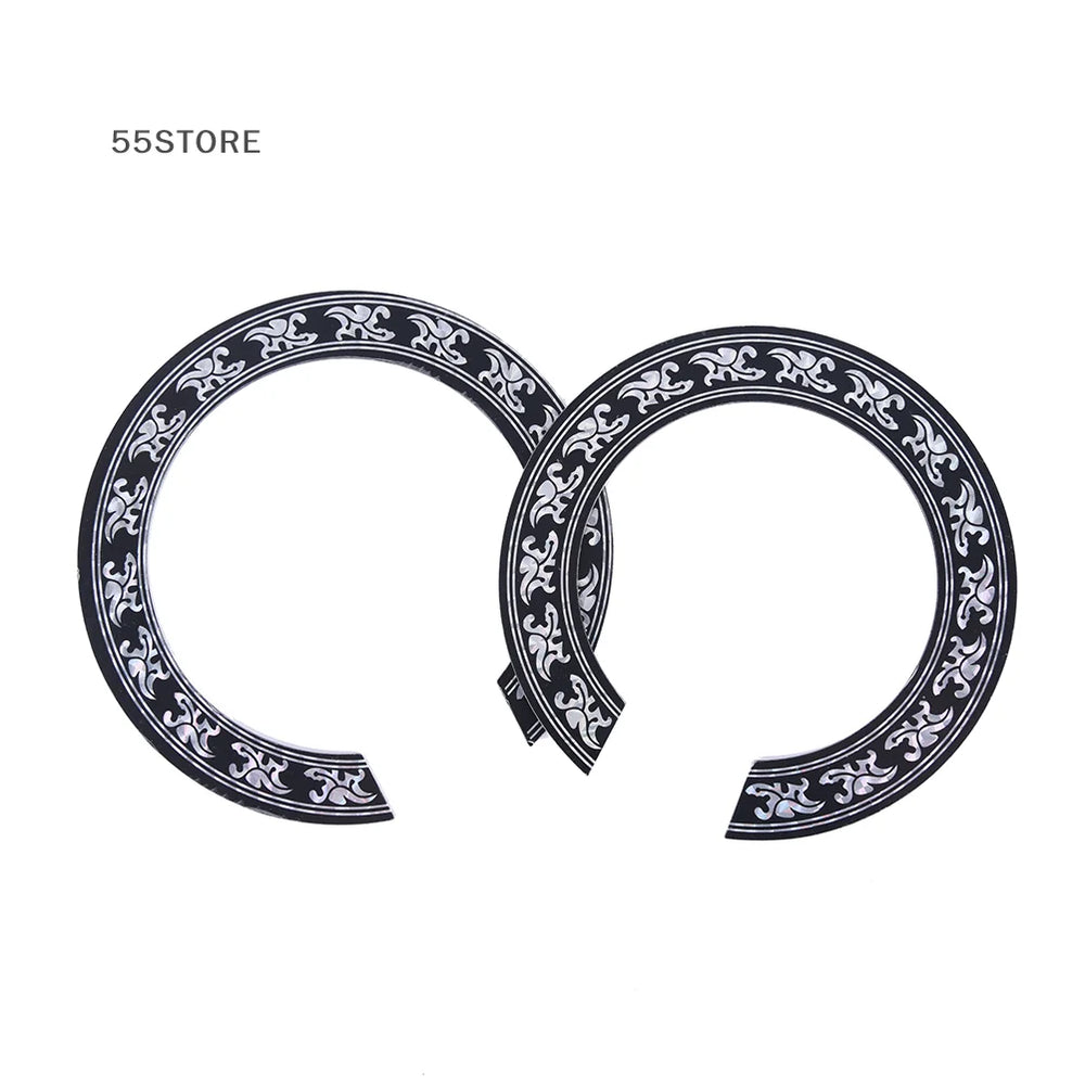 104mm 94mm Inch Size Hard PVC Guitar Circle Sound Hole Rosette Inlay