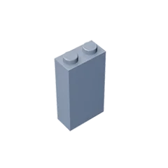 Gobricks GDS-1405 Brick 1 x 2 x 3 | Compatible Building Block for DIY alternate view