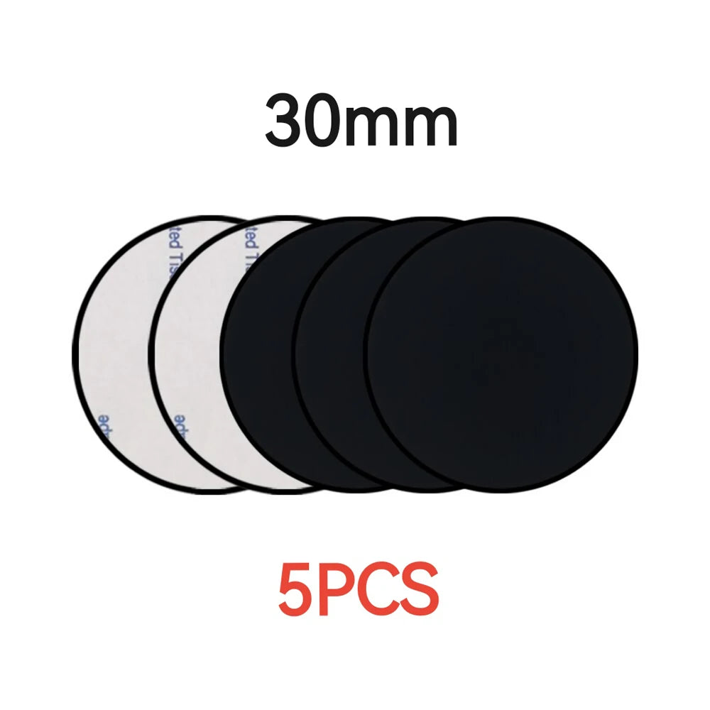 1/3/5PCS Magnetic Metal Plate For Car Phone Holder Universal Iron Sheet Disk Sticker Mou detail view
