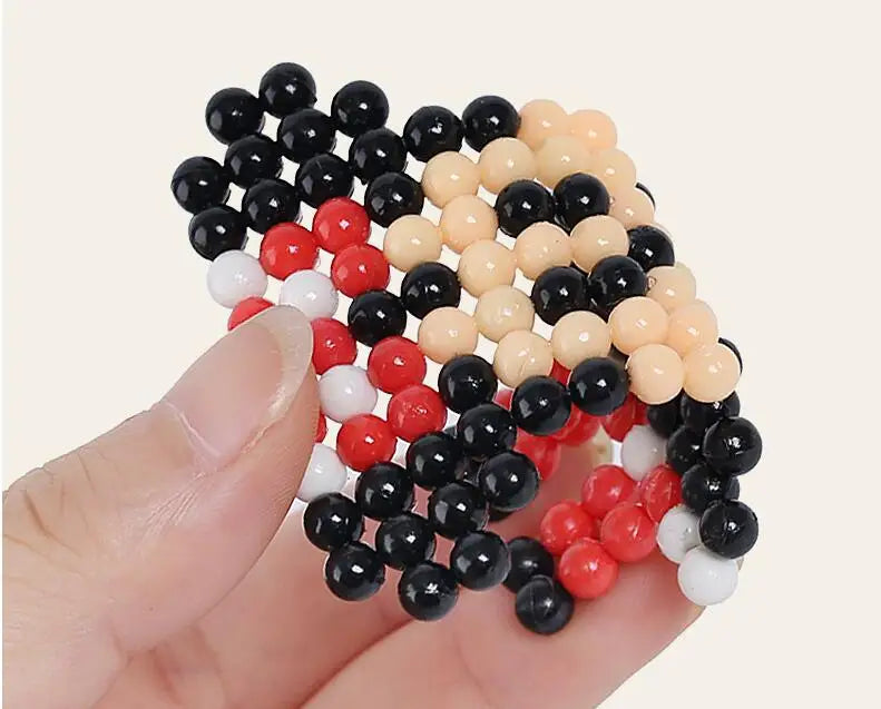 Refill Pack 300Pcs/bag 36 Colors 5mm Water Beads Spray Aqua Magic Beads Educational 3D close-up view