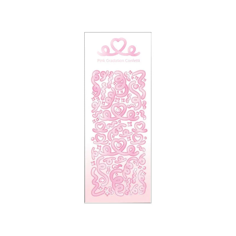 1PCS New Cute Deco Stickers Photocard Decor Kawaii Decorative Scrapbooking Decorati additional angle