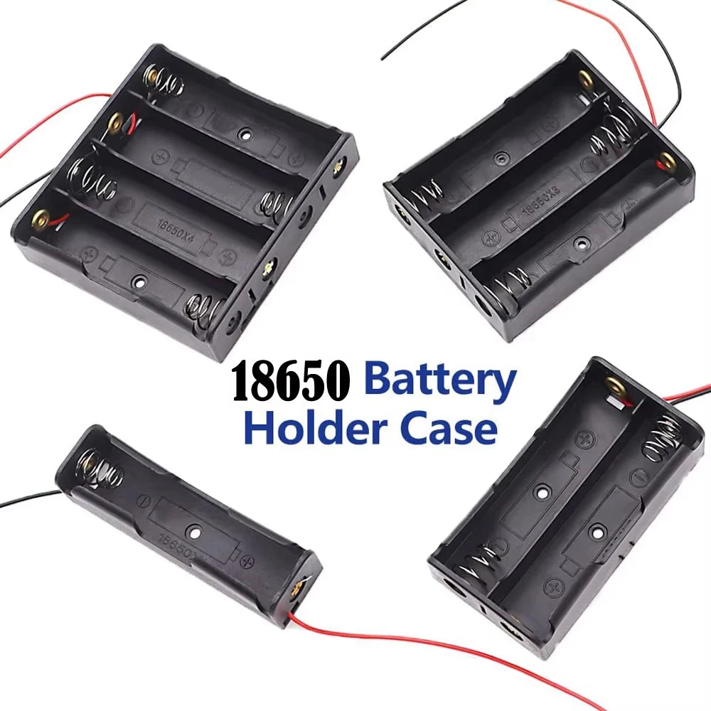 18650 Power Bank Case 1X 2X 3X 4X 18650 Plastic Battery Holder Storage Box 1 2 3 4 Sl alternate view