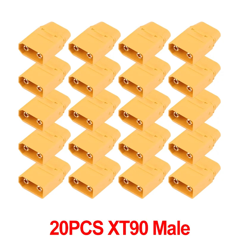 XT90 Plugs Male Female Connectors Copper Bullet Wire Connectors Welding Terminal Power P detail view