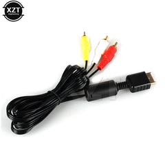 Multi Component Games Audio Video AV Cable to RCA for SONY PS2 PS3 PlayStation SYSTEM Cable Console