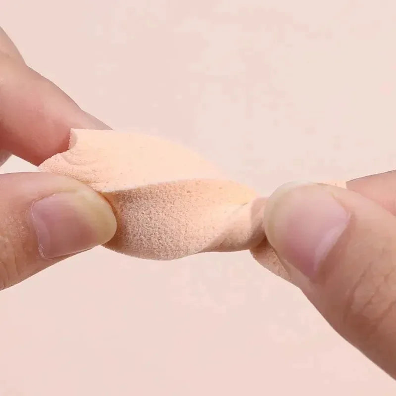 Wet and Dry Dual-Use Triangle Makeup Sponge Puff Set for Patting, Applying, and Blend lifestyle view