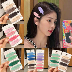 2/3/4Pcs No Bend Bangs Clip Duckbill Clip Simple Seamless Hair Clip Women Acetate Sheet Hair Pins Ha